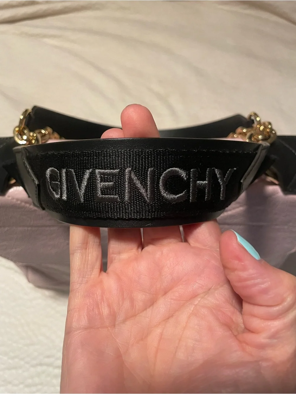 GIVENCHY  Pink and Black ID Top-Handle Leather BAG rare luxury